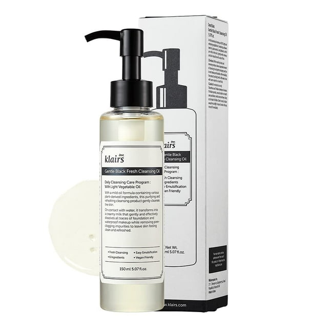 Aceite Limpiador DearkLairs Gentle Black Fresh 150 ml Vegan