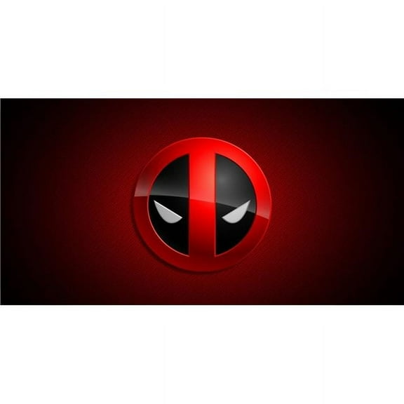 Deadpool Logo Photo License Plate