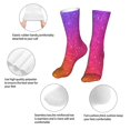 thumbnail image 3 of Fuzoiu Holiday Shiny Print Crew Socks,Casual Athletic Gym LightWeight Thin Socks,Casual Crew Socks for Men Woman,Calf Length Crew Socks, 3 of 7