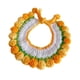 thumbnail image 2 of Collar de gato de punto, collar de punto, collar hecho a mano, babero de vestir ajustable para Gradiente amarillo, 2 of 9