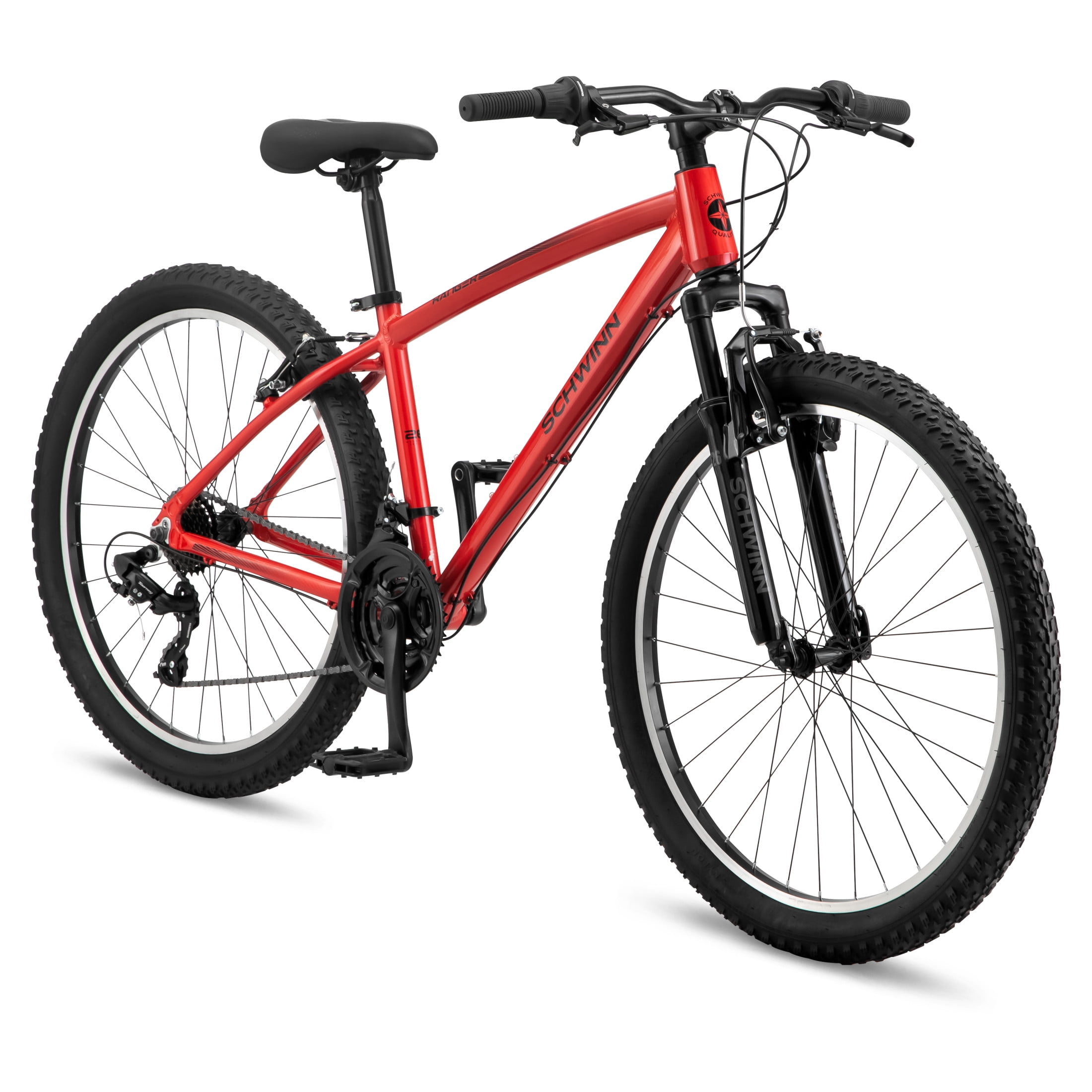 Schwinn Ranger Mountain Bike, 26 Inch Wheel, 21 Speeds, Red