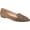 Taupe, variant on Journee Womens Mindee Slip On Pointed Toe Loafer Dress Flats, Widths Available