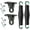 Black, variant on SwingMate Porch Swing Hanging Kit - 750 Lbs. Capacity - Proudly Made in The USA - Patented Heavy-Duty Suspension Swing Hangers and Springs for Hammock Chairs or Ceiling Mount Porch Swings