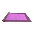 thumbnail image 2 of Ahgly Company Indoor Round Abstract Purple Modern Area Rugs, 7' Round, 2 of 4