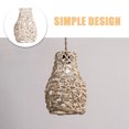 thumbnail image 3 of FOMIYES Pantalla De Beige De Cuerda Tejida Para Iluminación Decorativa Interior, 3 of 8