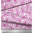 thumbnail image 2 of Soimoi Cotton Cambric Fabric Leaves & Paisley Block Print Fabric by Yard 42 Inch Wide, 2 of 3
