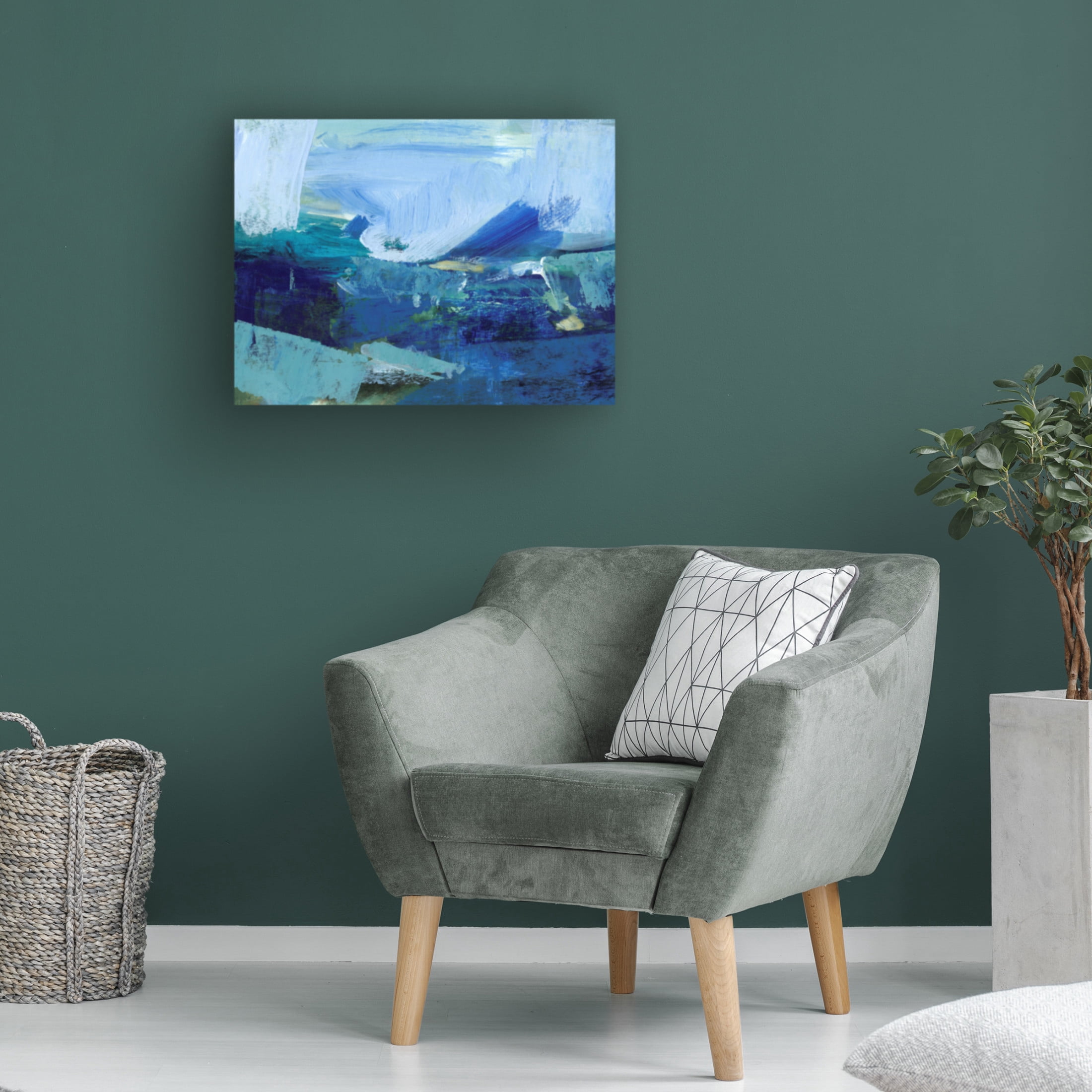 Trademark Fine Art Victoria Barnes  Wild Seas II Canvas Wall Art