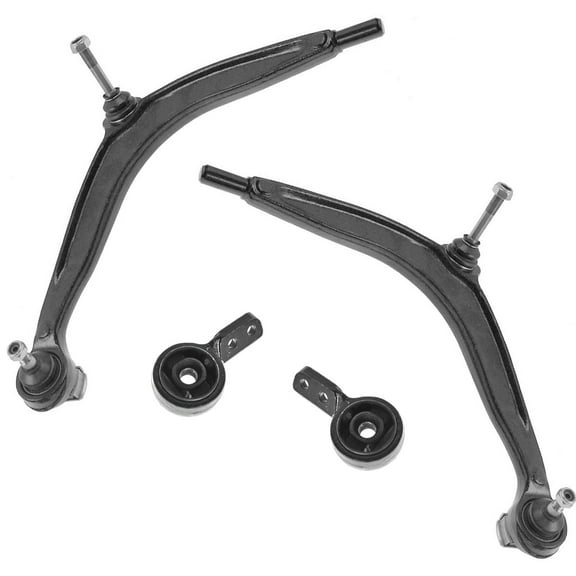 TRQ Front Lower Control Arm Pair w/ Bushing & Bracket Set Kit for BMW E36 E37 PSA62122