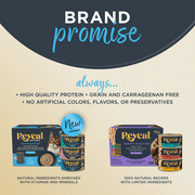 Reveal Pet Food, Natural Wet Cat Food, Fish in Broth Variety Pack, 2.47oz Can