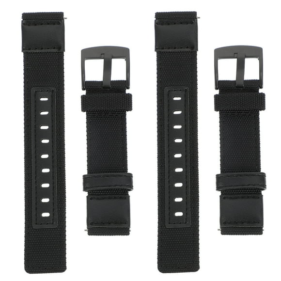 KAKOWELY Nylon Wrist Straps 2pcs Nylon Weaving Wrist Strap Fashion Wrist Watch Band Watch Accessories8.66"X0.94"X0.39"