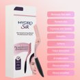 thumbnail image 3 of Muyoka Maquinilla de afeitar para cejas, lavable, ergon贸mica, antideslizante, para hombres y mujeres, herramienta de dermaplaning facial con cuchillas de repuesto para cejas, axila, barba, mushtache, 3 of 7
