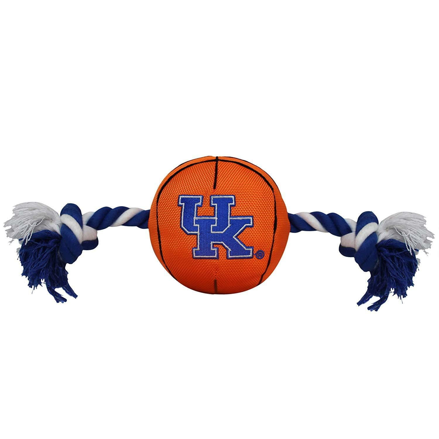 Pets First NCAA Kentucky Wildcats Dog Basketball Toy for Dogs / Cats