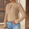 thumbnail image 4 of GUACER Pullover Sweaters for Women Strawberry Embroidered Cable Knit Cute Crewneck Long Sleeve Tops for Fall & Winter, 4 of 6