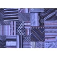 thumbnail image 1 of Ahgly Company Indoor Rectangle Patchwork Blue Transitional Area Rugs, 7' x 9', 1 of 4