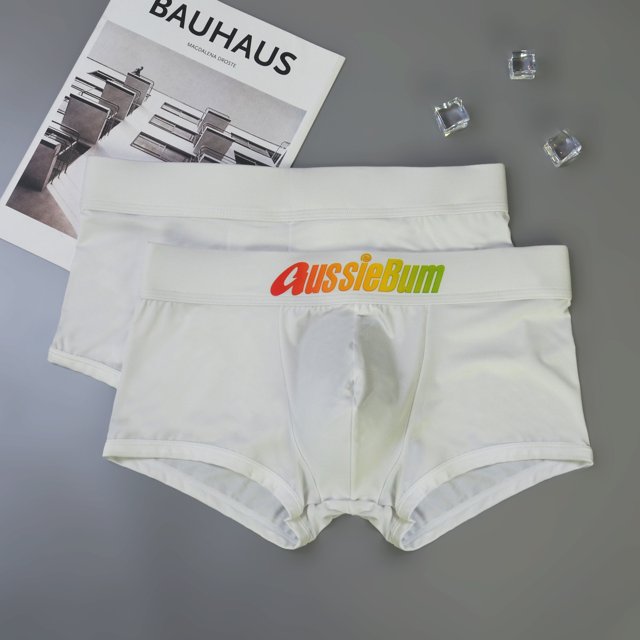Men Triangle Underwear Low Rise Fashion Increase Capsular Elasticity Body Bag Hugging Comfortable Briefs Slip Dropshipping boxer white XXL