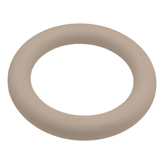 Dualoai Power Ring 8lbs Ergonomic Kettlebell for Home Fitness Core Training Aerobics light brown