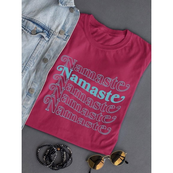 Namaste Crop Tee Women's -SelectDesign Designs