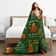 thumbnail image 5 of Sloth Blanket Gifts for Women, Gifts for Sloth Lovers, Adults, Kids, Blanket Gifts for Birthday Christmas Thanksgiving, Soft and Warm Blankets for Couch Sofa Bedroom 50x40, 5 of 5