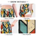 thumbnail image 6 of FORMRS Womens Swim Shorts Mesh Liner Quick Dry Casual Beach Board Bottom with Pockets, Sizes S-2XL, Yellow Geometric, 6 of 9