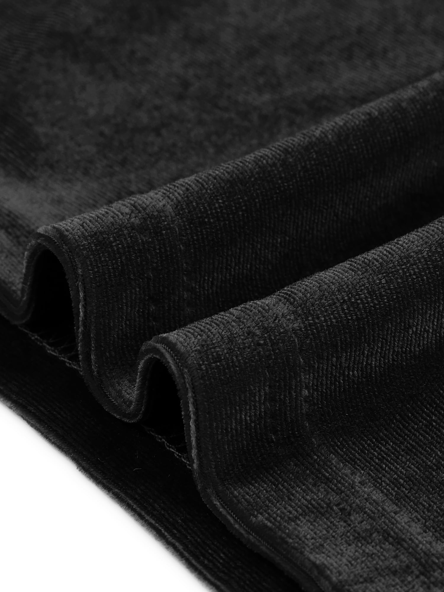 DARING DIVA Velvet Off Shoulder Long Sleeve Tops Dark L Black
