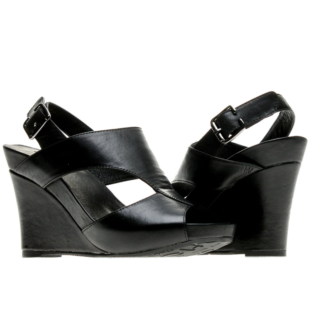 chocolat blu black wedges