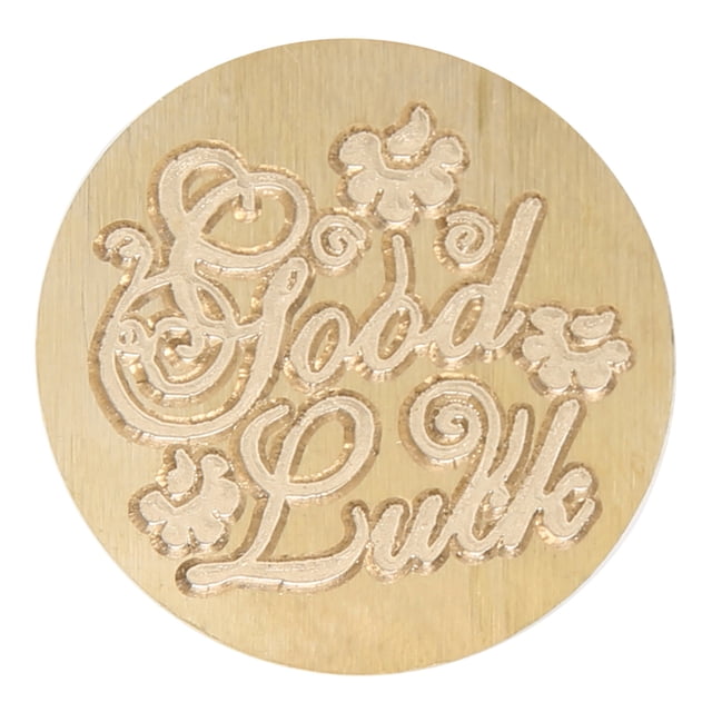 Kuymtek Cabezal Sello Cera para Letras 25mm Cabeza Cobre Repuesto para Boda DIY (4)