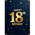 thumbnail image 5 of LUUFILx Elegant 18th Birthday Backdrop Banner Photography Props Party Supplies Decorations Happy Birthday Celebration Background Decors, 5 of 9