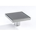 thumbnail image 3 of Oatey Designline 6"x6" Stainless Steel Shower Drain w/Drain Cover, 3 of 9