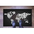 thumbnail image 6 of Bedroom Rug, Salon Rug, Front Door Rug, Modern World Map Rug, Map Rug, Accent Rug, Step Rug, Office Rug, Modern Map Rug, Custom Rugs, 1.7'x2.3' - 50x70 cm, 6 of 8