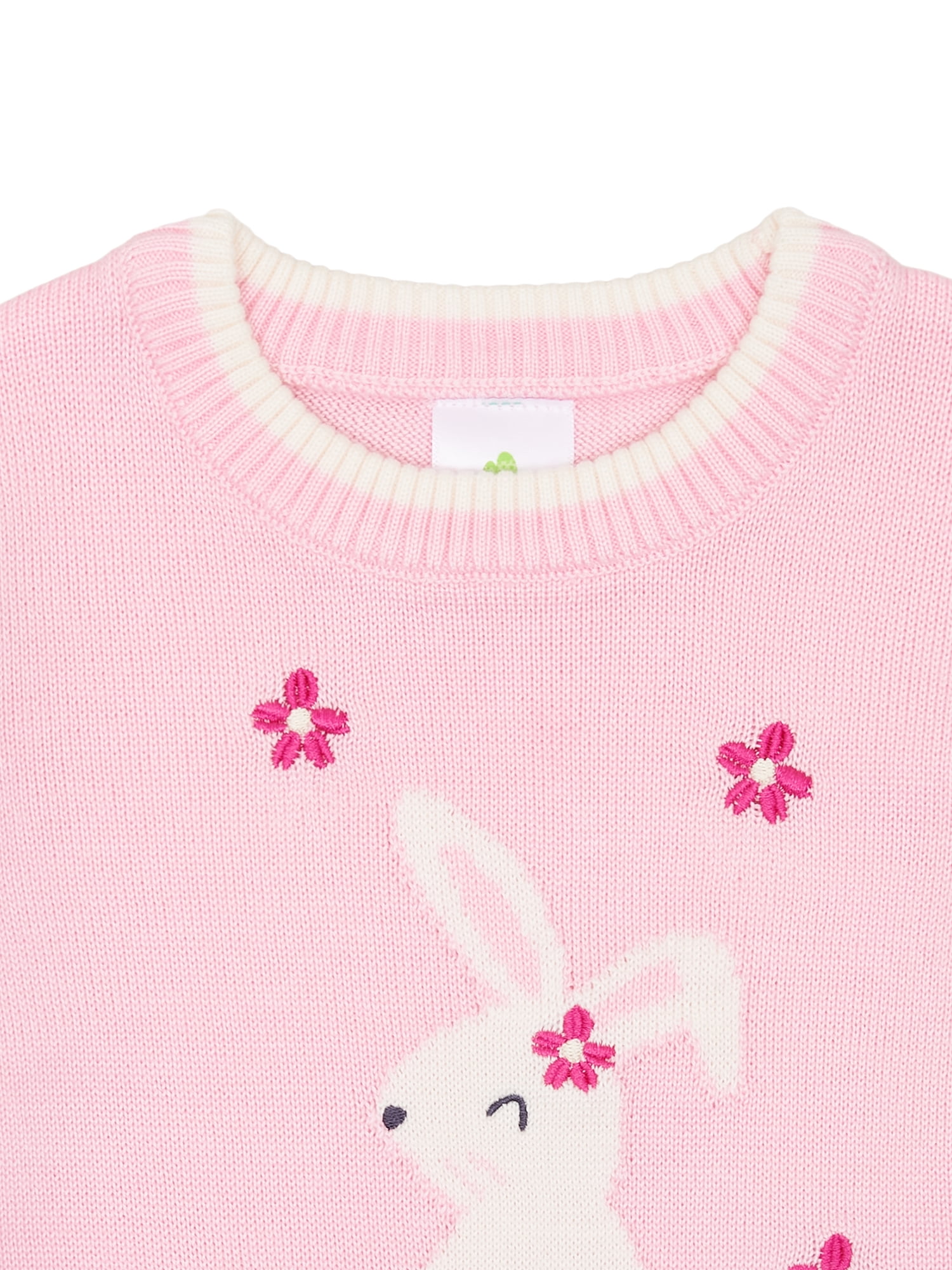 Way to Celebrate Toddler Long Sleeve Easter Sweater, Sizes 12M-5T