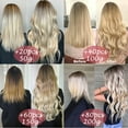 thumbnail image 6 of SEGO Curly Tape in Hair Extensions 100% Real Remy Human Hair Long Silky Thick Hair Gold Hair Acessories Black/Blonde/Gray/White Hair, 6 of 8