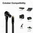 thumbnail image 2 of Coluber Cable Right Angle XLR Female - RCA Female 3-Pin Microphone Connector, 2 of 7