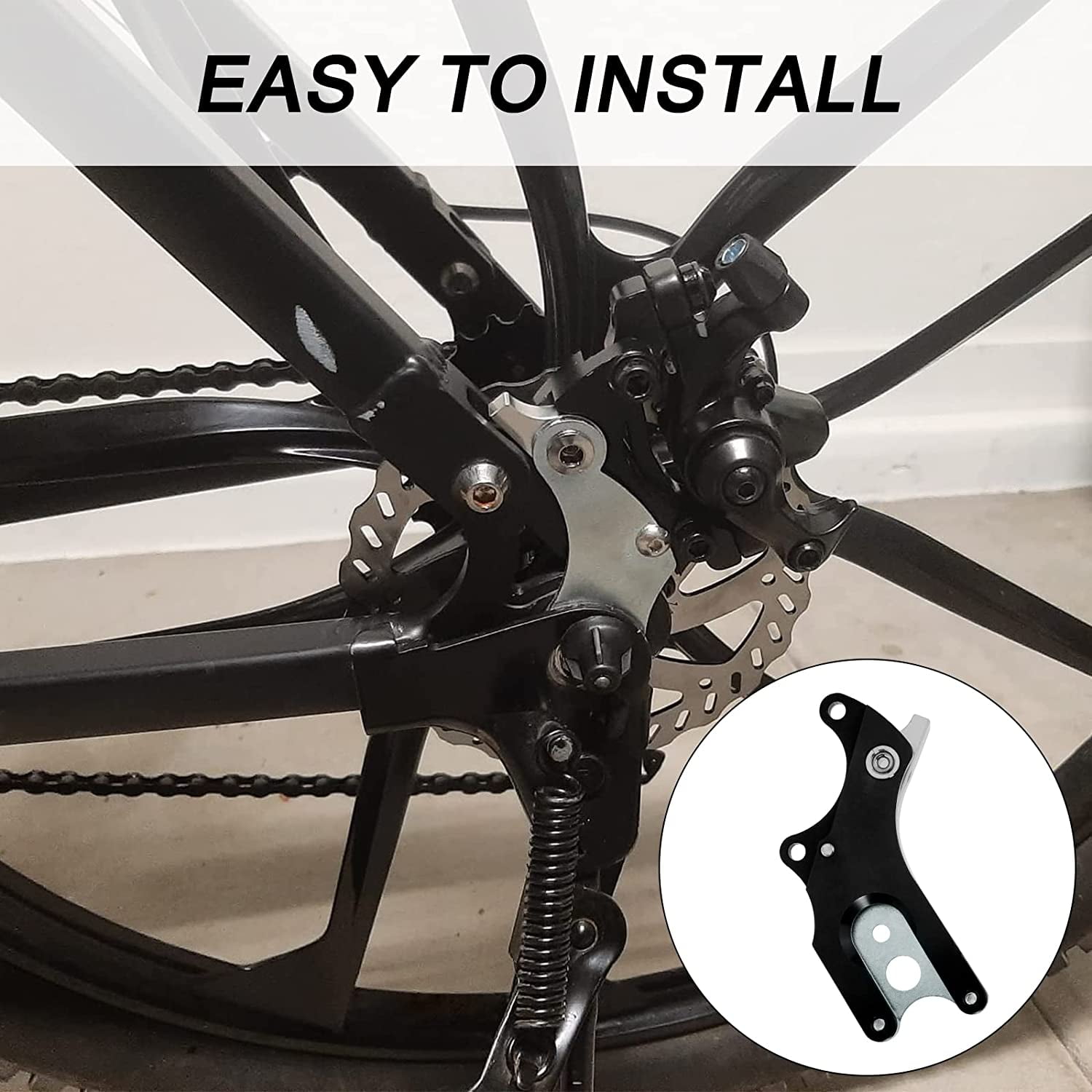 Disc Brake Adapter Mountain Bike Rear Disc Brake Alloy Disc Brake Mount Adapter Bicycle Rear Wheel Heavy Duty Conversion Accessories Walmart