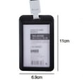 thumbnail image 2 of Work card sleeve, certificate hanging rope sleeve, waterproof, ultra-thick plastic ID card sleeve, 2 of 5