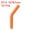 Orange, variant on 12pack Silicone Straw Tips, Silicone Straw Elbows Tip Fit for 8mm/0.31" OD Stainless Steel Straws, Orange