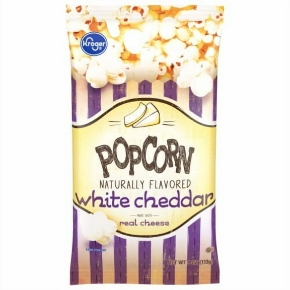 KR White Cheddar Popcorn 4 oz - Pack of 2