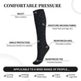 thumbnail image 4 of Picia Constellation Printed Sports Compression Socks - 15-20mmHg Graduated Compression, High-Performance Soft and Breathable Socks for Men and Women, 4 of 5