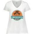 thumbnail image 3 of Inktastic Cabo San Lucas Beach Vacation Women's Plus Size V-Neck T-Shirt, 3 of 5