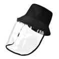 thumbnail image 4 of Sombrero anti-saliva con protección facial de seguridad de 4 piezas con cubierta desmontable, y boca anti-polen a prueba Macarena Sombrero para mujer de moda para hombre, 4 of 8