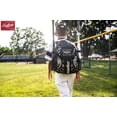 thumbnail image 2 of Bolsa béisbol Rawlings Savage Juvenil: Mochila bate niño - Resistente - Soporta 2 bates - Colgable - Negro/Rojo, 2 of 3