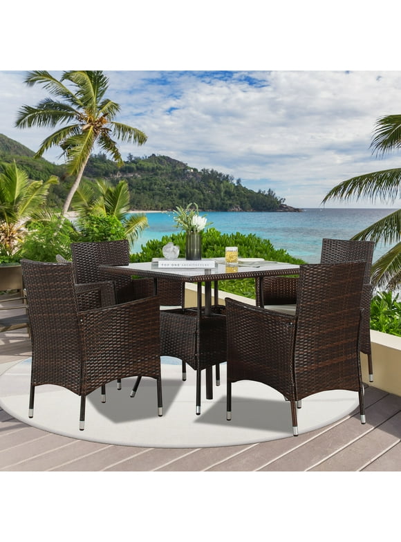 5 Piece Patio Dining Set in Patio Dining Sets