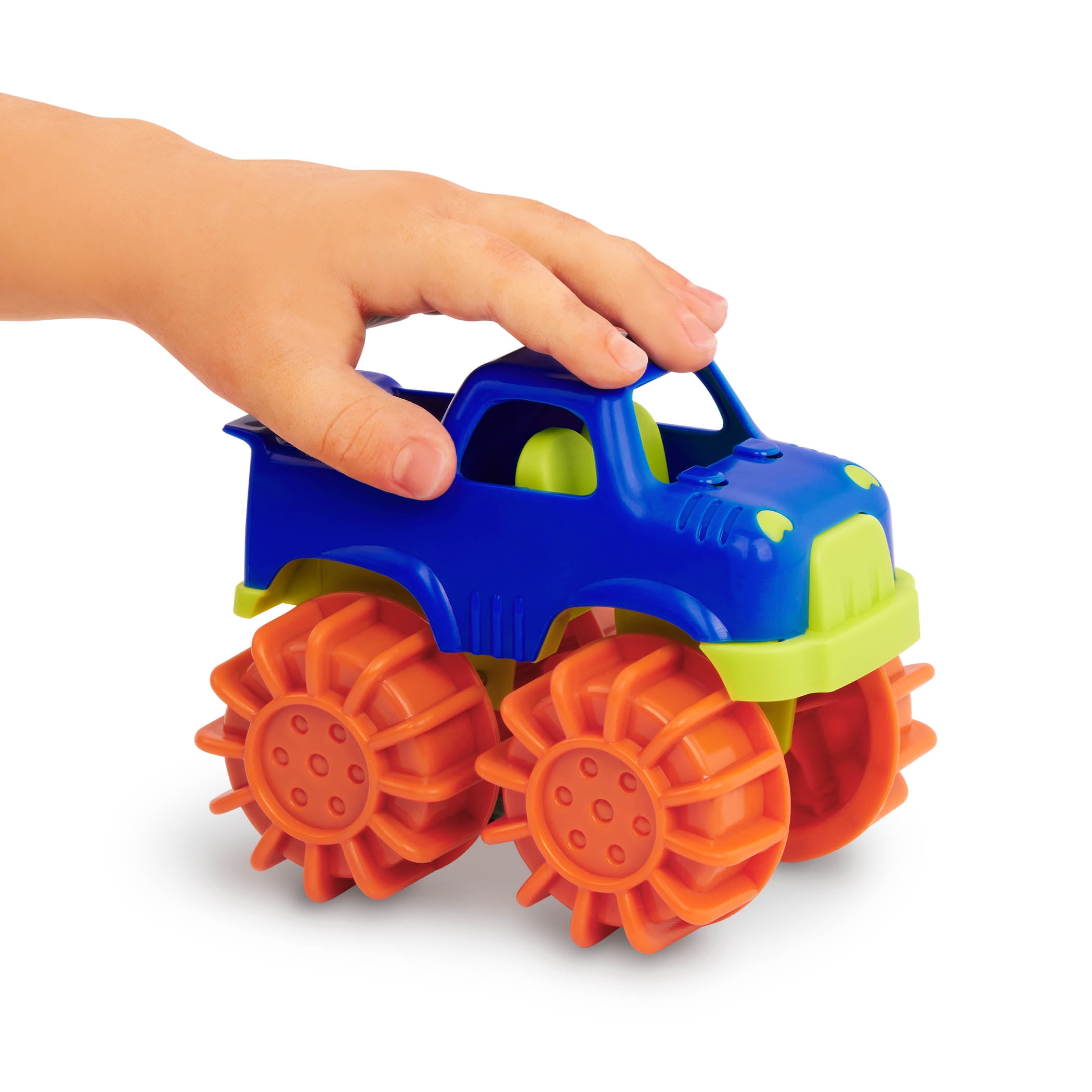 Battat Mini Monster Wheelies – 6 petits camions pour l’intérieur et l’extérieur, jouets pour tout-petits et enfants d’âge préscolaire BATTAT ROUES MONSTER TRUCK