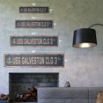 thumbnail image 2 of USS GALVESTON CLG 3 Vintage Aluminum Street Sign us navy ship veteran sailor rustic metal tin gift | Indoor/Outdoor | 18" Wide, 2 of 4