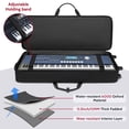 thumbnail image 3 of Funda para teclado BOSSTIN de 61 teclas con ruedas y correas de mochila, 3 of 6