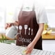 thumbnail image 5 of Matsuzay Excelente rendimiento impermeable que cocina el delantal impermeable de la cocina para hombres y mujeres premium de par en par Cocina y Comedor Café, 5 of 6