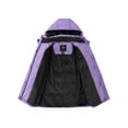 thumbnail image 3 of ZSHOW Girl's Winter Parka Water Resistant Puffer Jacket with Hood Outerwear Coat Light Purple 14/16, 3 of 8