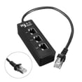 thumbnail image 3 of Cable extensor de red RJ45 macho a 3 puertos RJ45 hembra, divisor LAN Ethernet, 3 of 6