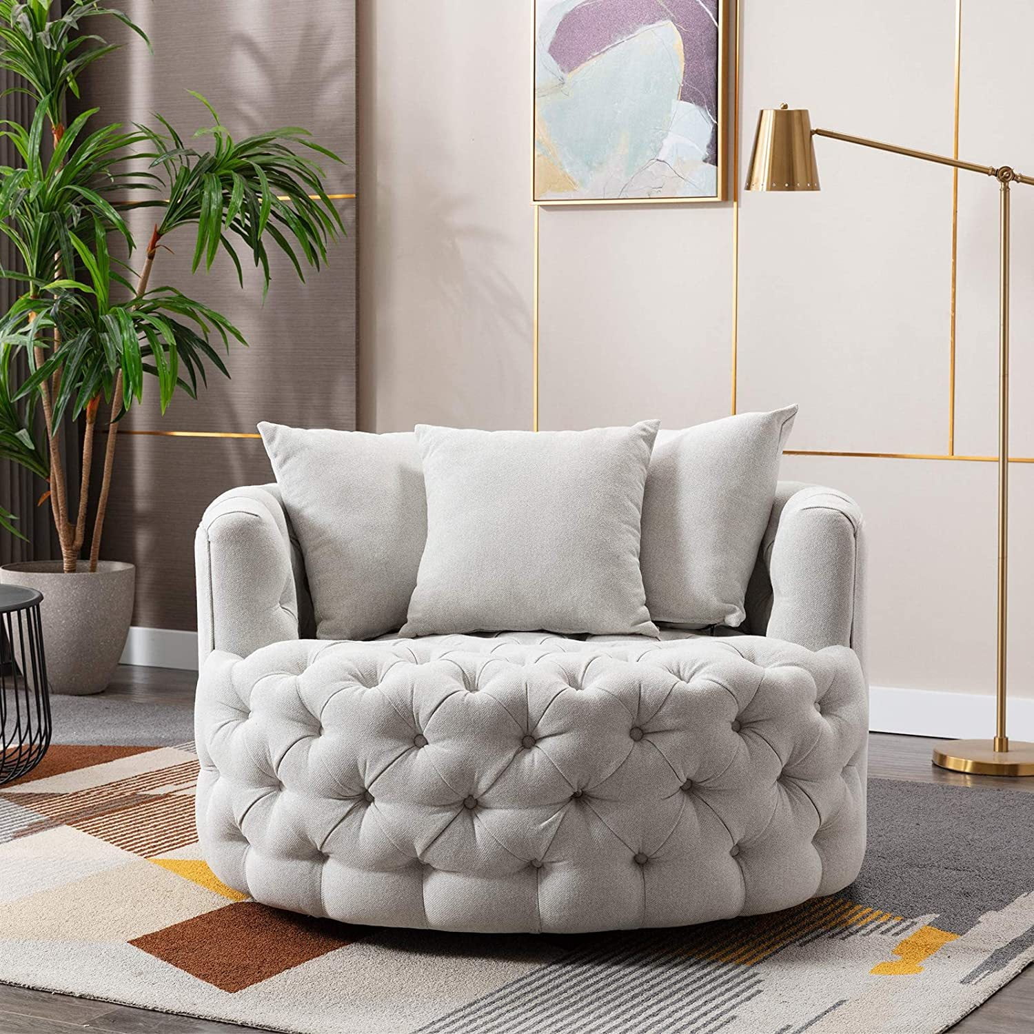 Avel swivel 2024 barrel chair