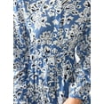 thumbnail image 5 of Printed Maxi Dress with Shirt Collar, 5 of 5