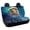 Lion and Star Pattern, variant on CHAQLIN Car Back Seat Covers for Car Interior Automotive, Jungle Leopard 2 Pieces Rear Bench Seat Covers Soft Durable